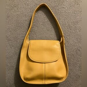 Coach ergo flap 9029 yellow large shoulder bag